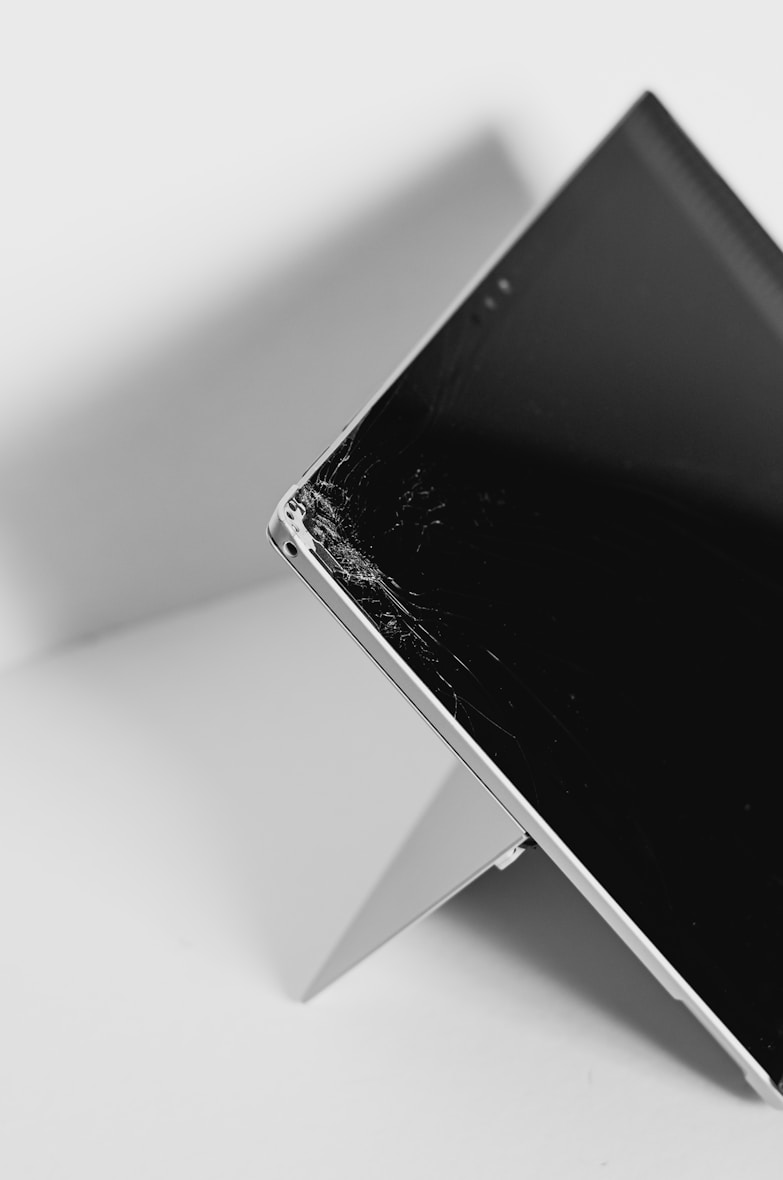 Protected electronic device closeup